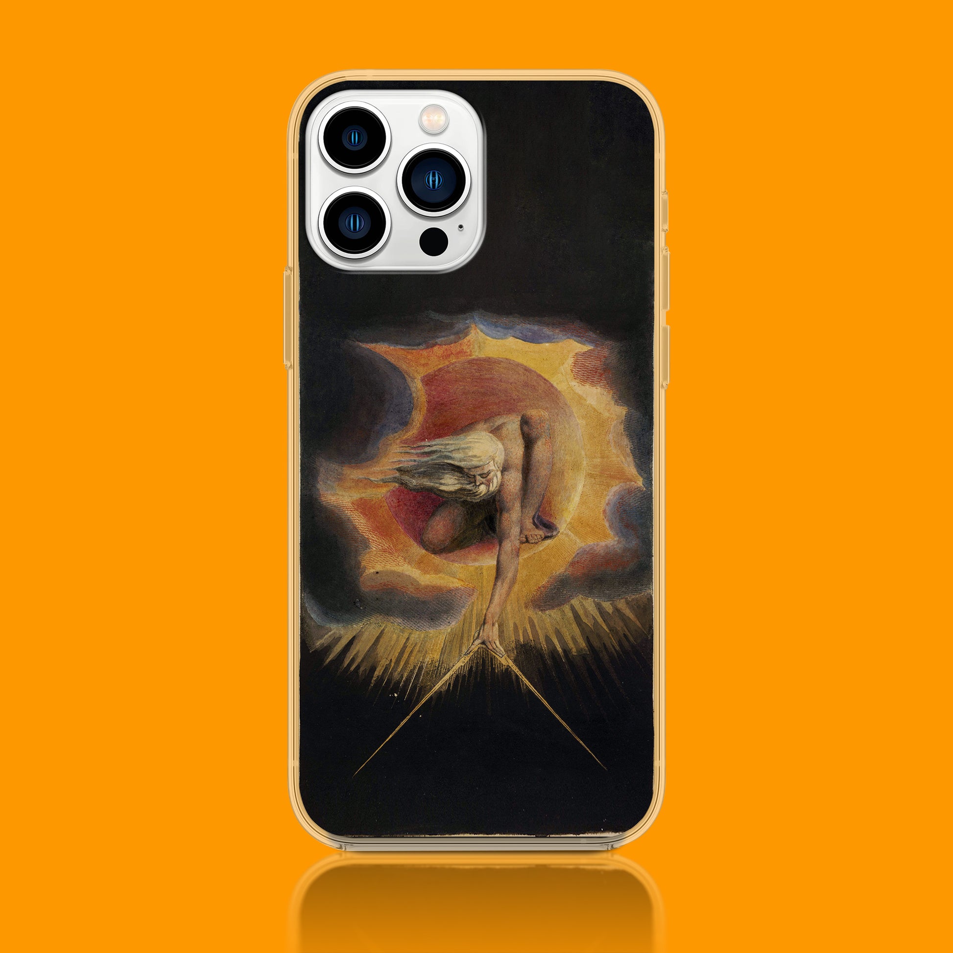 William Blake The Ancient of Days phone case by ARTSNOB, featuring fine art design in high gloss finish