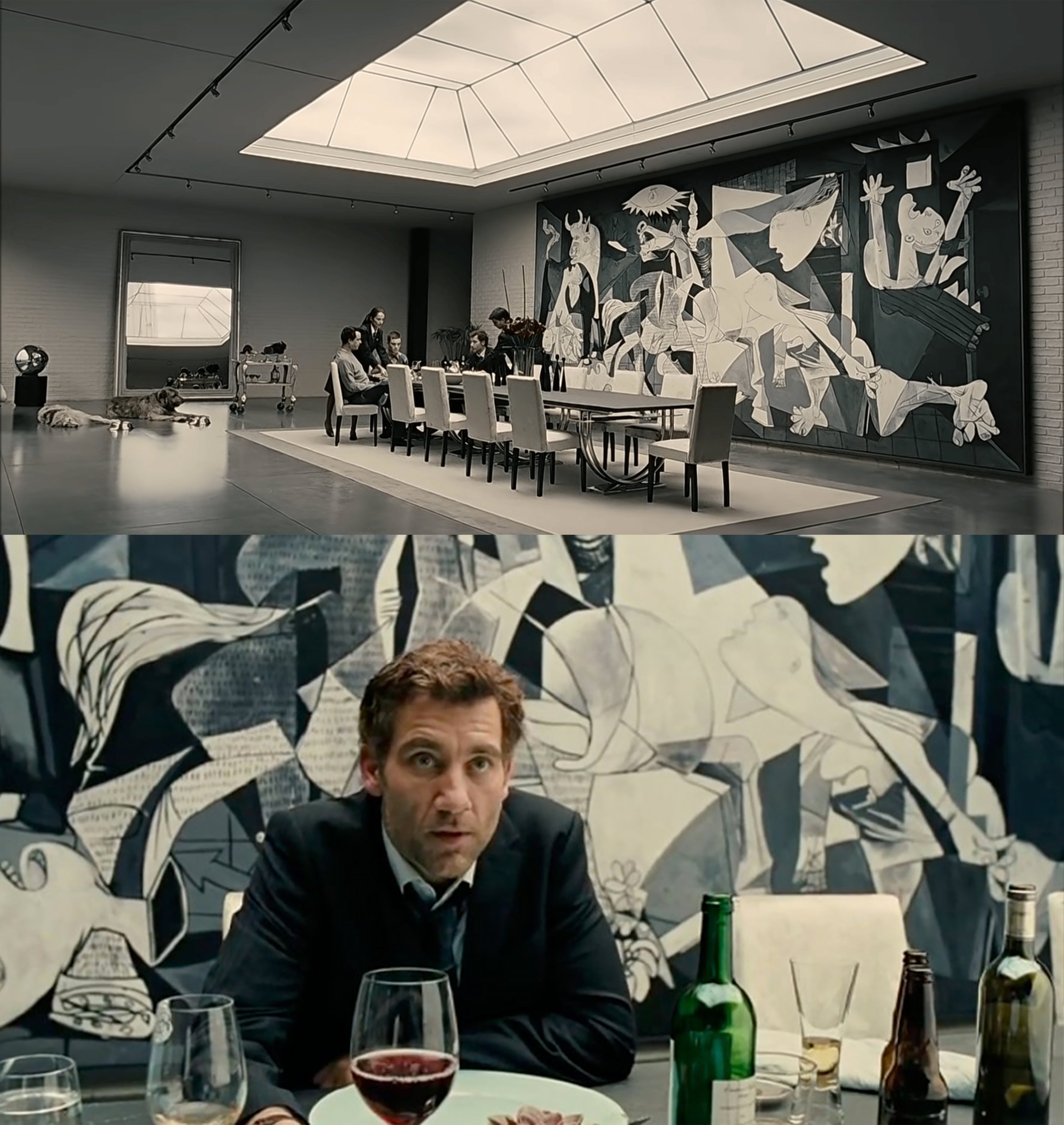 Pablo Picasso's "Guernica" in Children of Men (2006)