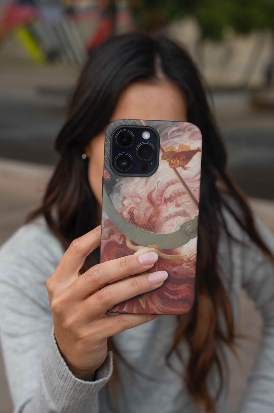 German artist Max Frey's "Harp Sounds" (1943) artwork on a durable phone cover, perfect for those seeking unique fine art accessories.