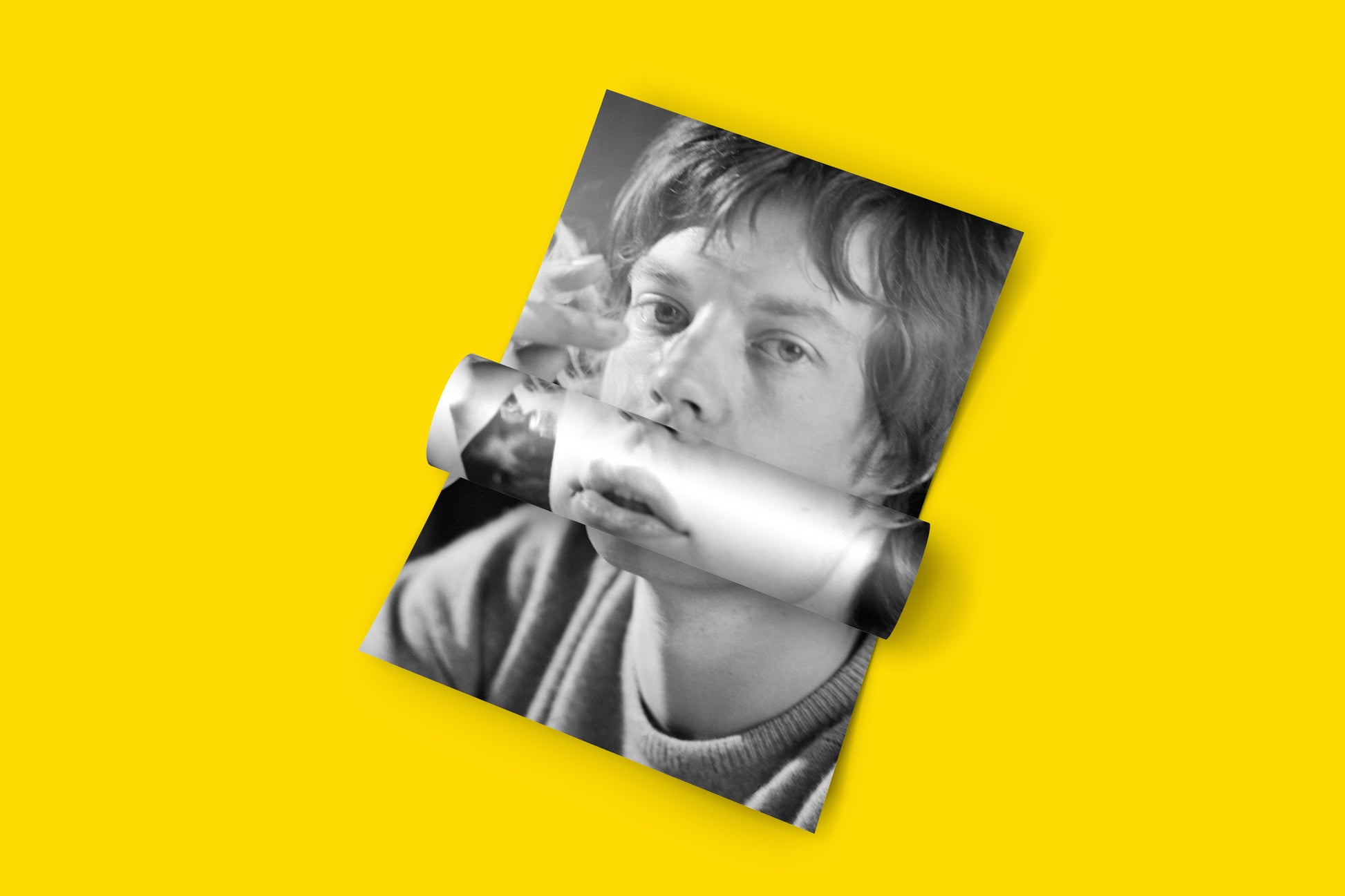 The Rolling Stones' Mick Jagger, 1960s music art print, classic rock photography for fine art collectors.