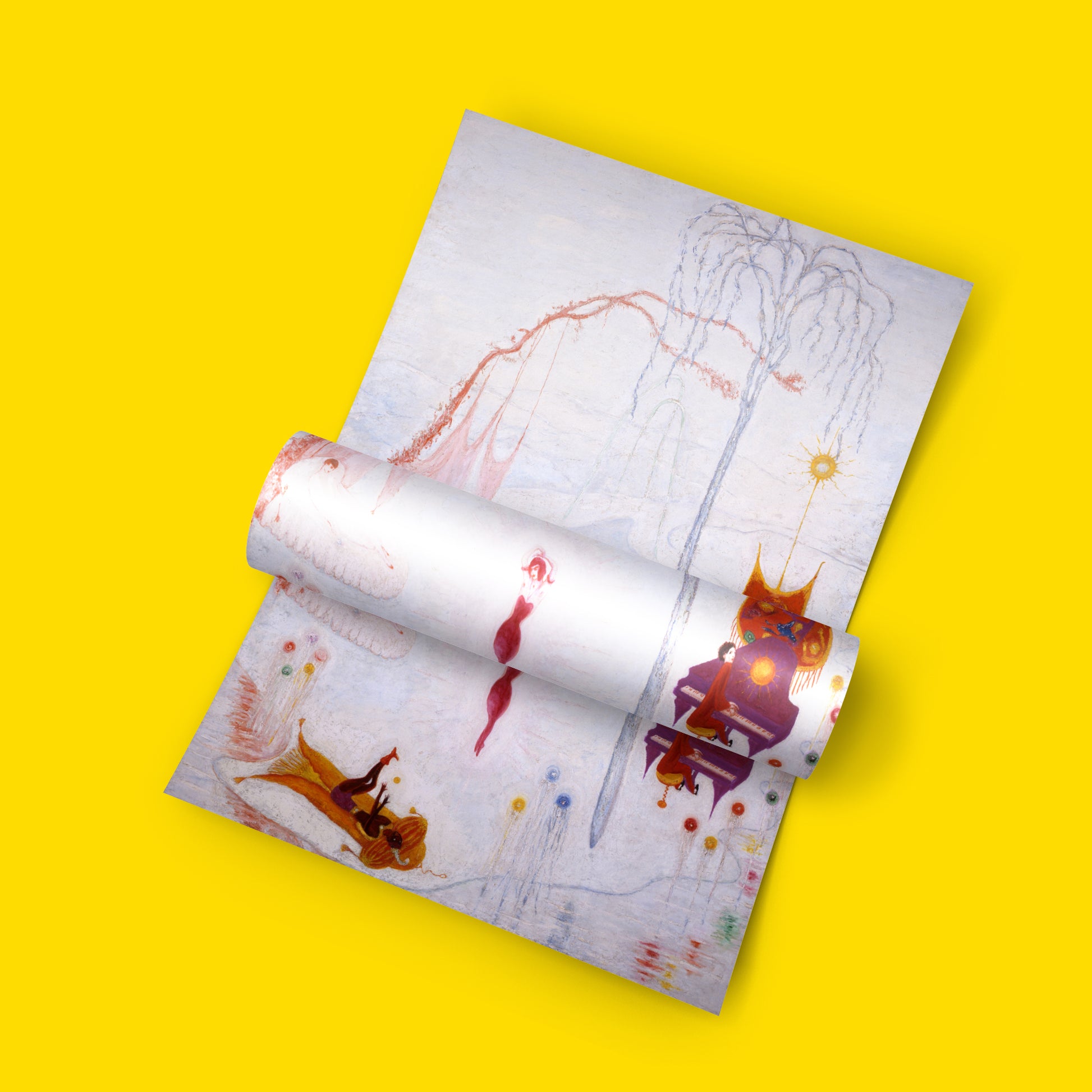 Jazz Age art poster featuring Florine Stettheimer's Music painting, perfect wall art for contemporary home décor and gallery walls