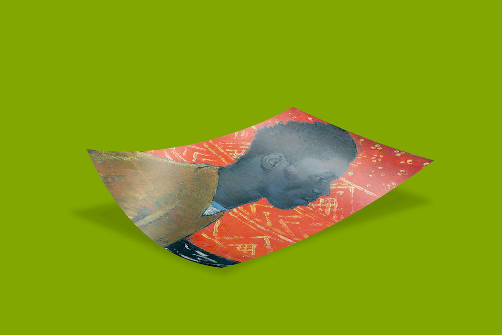 Fine art reproduction of Philpot’s groundbreaking 1935 portrait featuring Jamaican model Henry Thomas in profile.