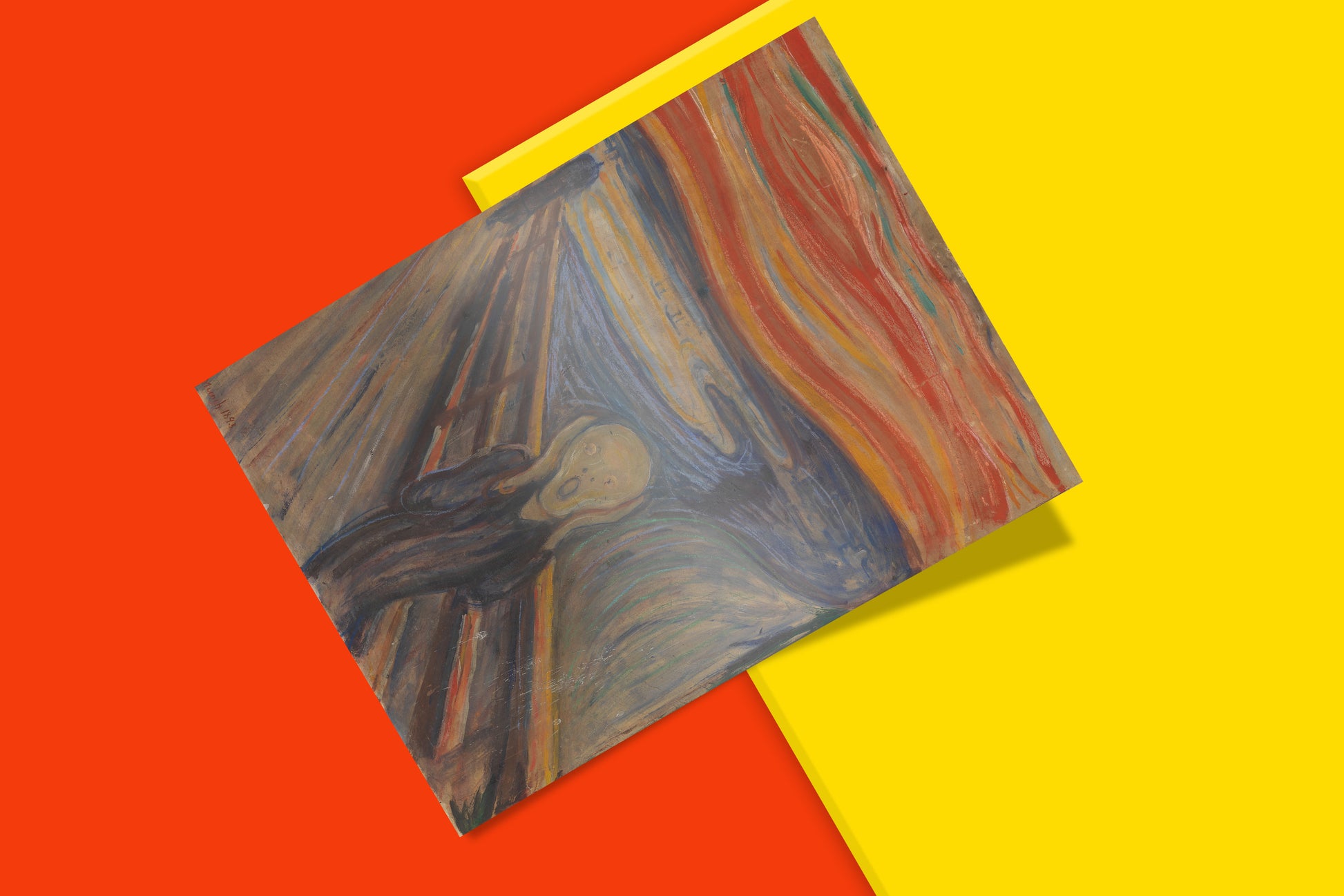 ARTSNOB Edvard Munch The Scream iconic art print, perfect wall art for art lovers and collectors