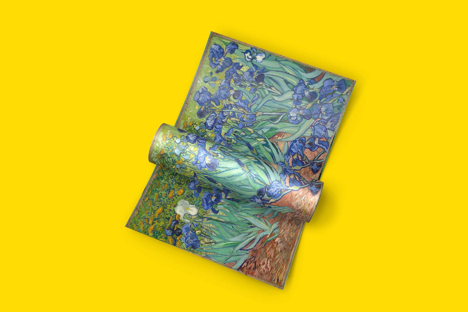 Framed Irises by Vincent van Gogh – floral art print reproduction