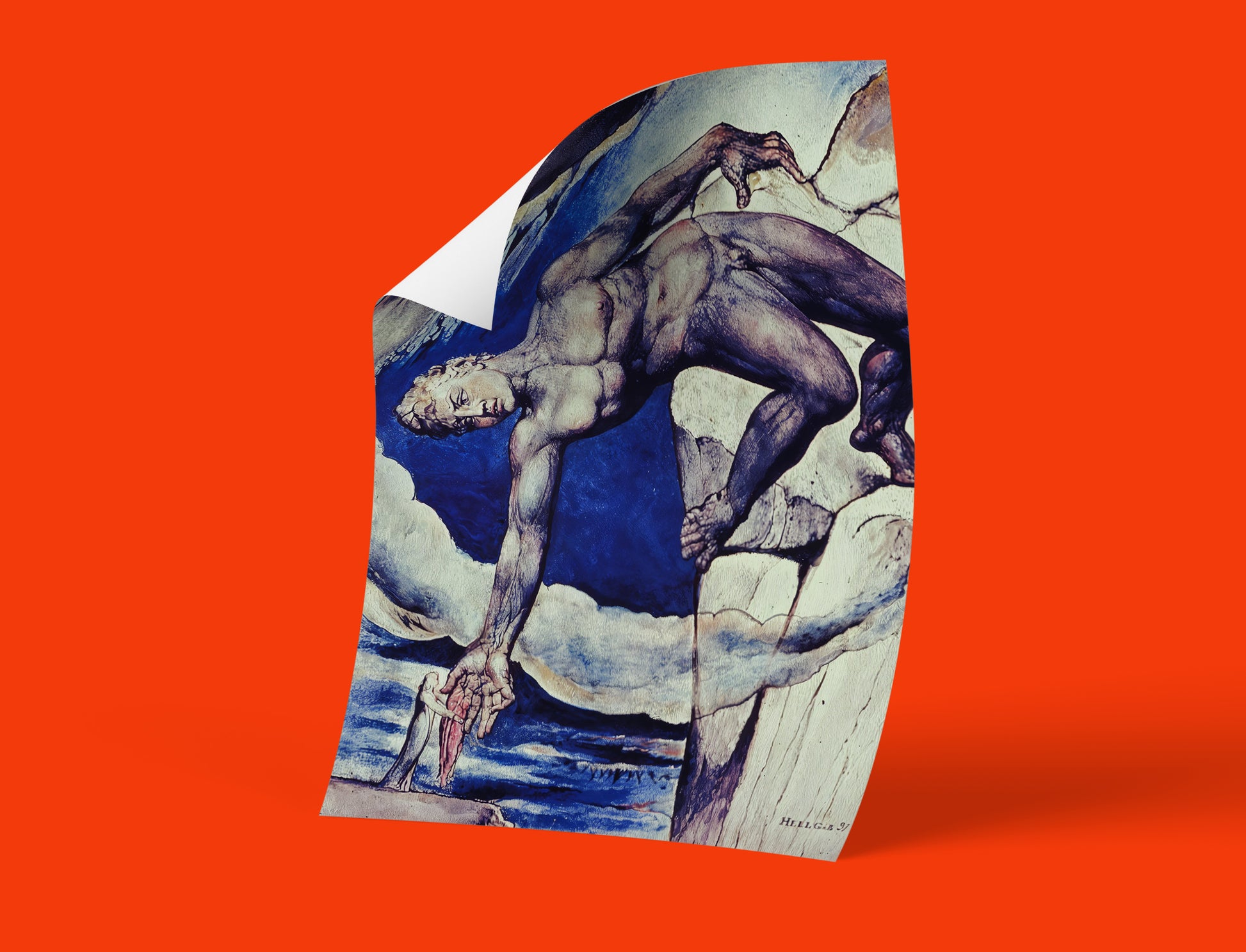 Giclée art print of William Blake's famous watercolour, perfect as premium wall art for UK homes.