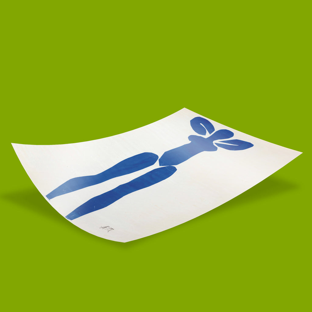 Matisse paper cutout Blue Nude museum quality print, 12-colour giclée printing, FSC certified art poster for collectors