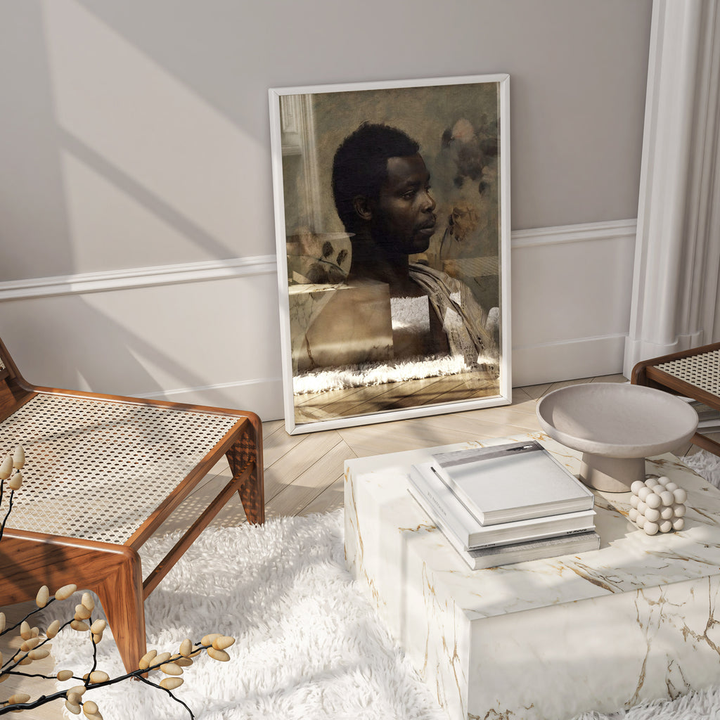 Buy Gustav Klimt art print of African prince portrait, luxury home décor wall art with 12-colour giclée printing on FSC-certified paper