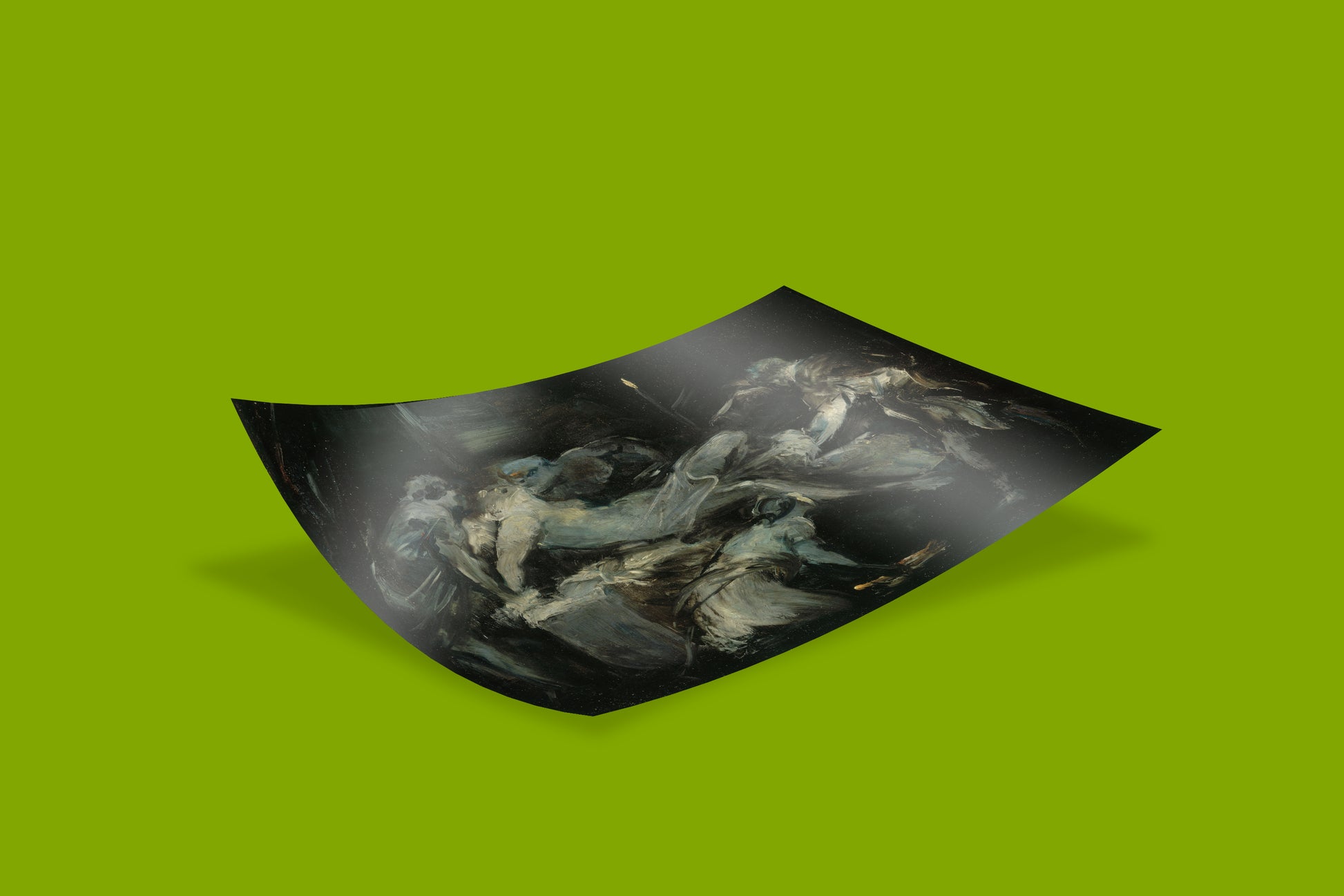 Classic maternity scene art print by renowned French sculptor-painter Carpeaux, depicting the birth of his first child with visceral realism, premium wall art for art enthusiasts