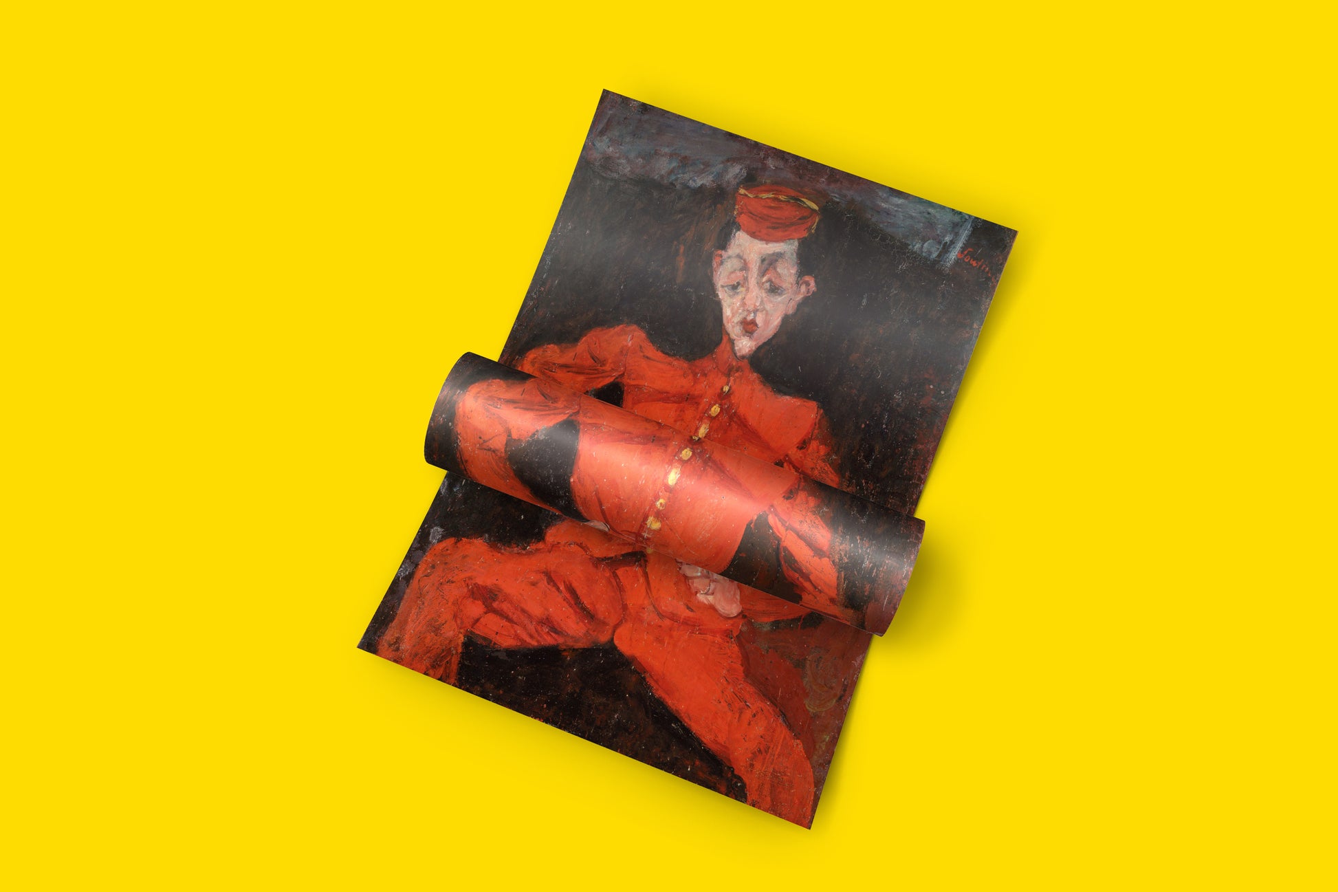 The Bellboy by Chaim Soutine - classical modernist fine art print perfect for sophisticated interior design and art collectors worldwide