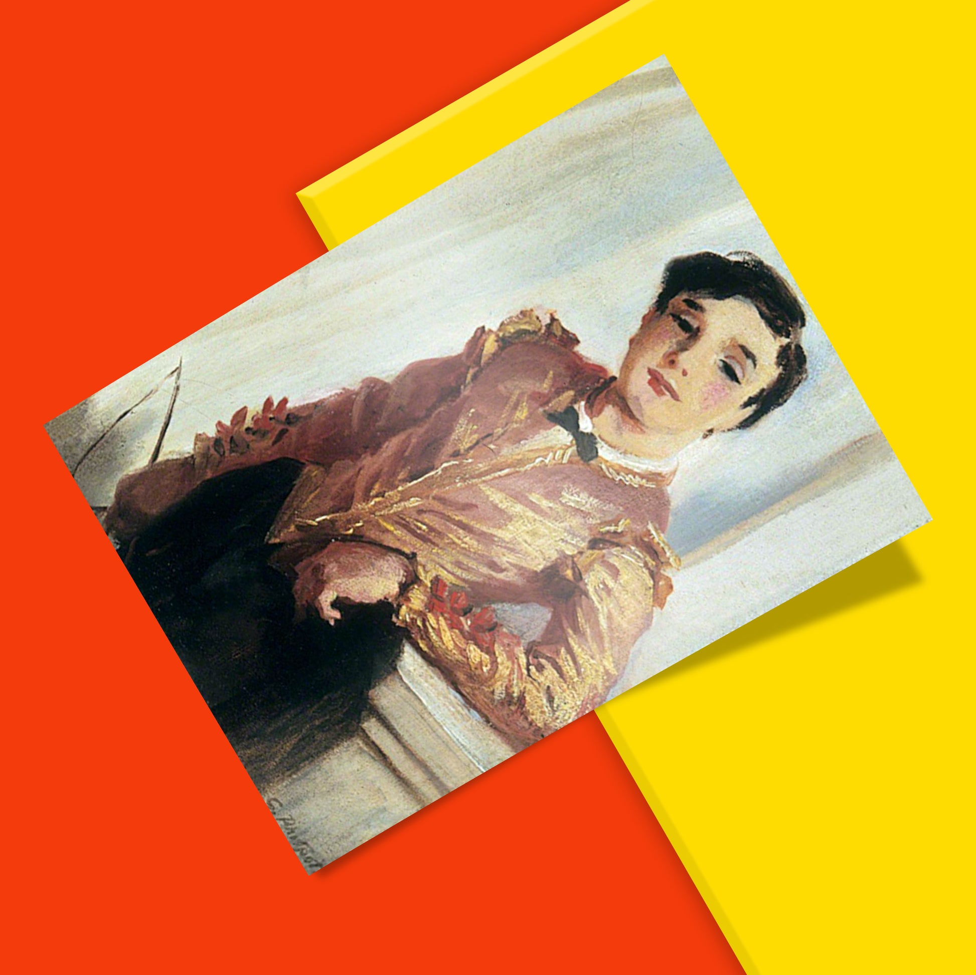 Glyn Warren Philpot Edwardian portrait painting The Circus Boy 1911, giclée fine art print on 200gsm matte FSC-certified paper, high definition wall art for the home, available from ART SNOB UK
