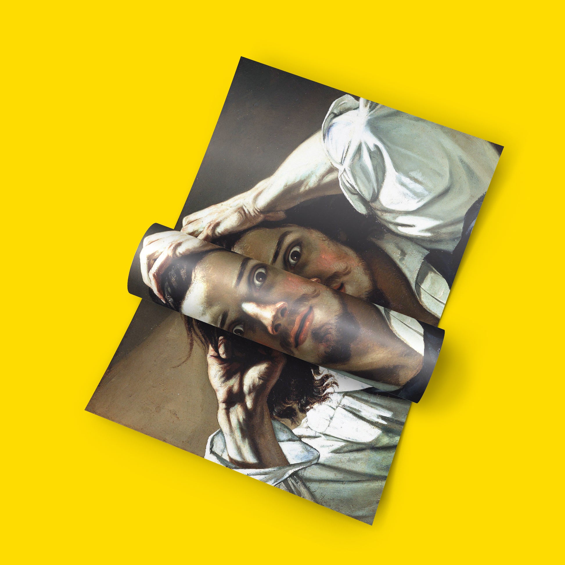 Le Désespéré museum quality wall art print by Gustave Courbet featuring intense emotional expression and romantic realism style