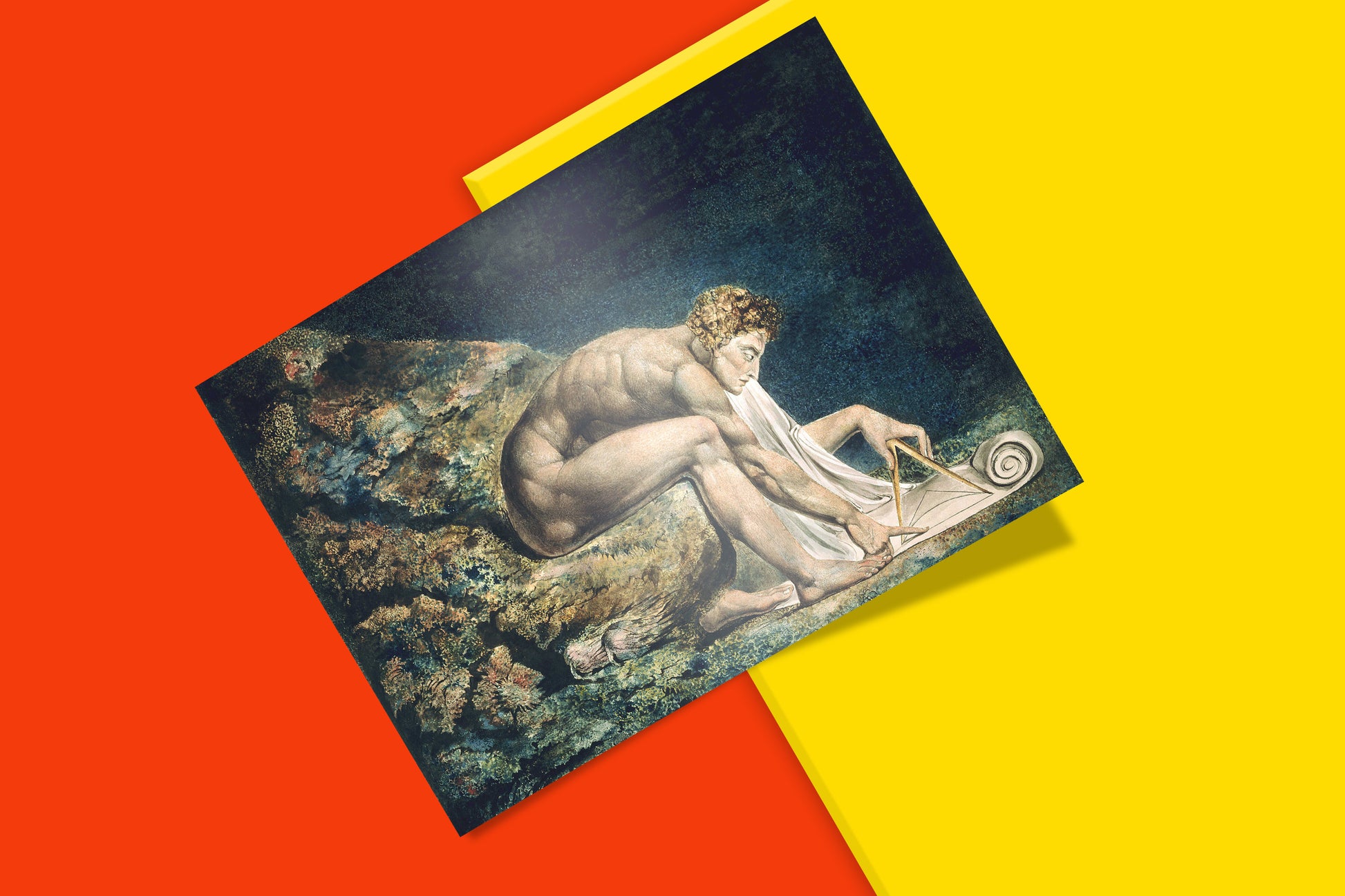 High-quality William Blake Newton fine art print with smooth matte finish – UK wall art for collectors