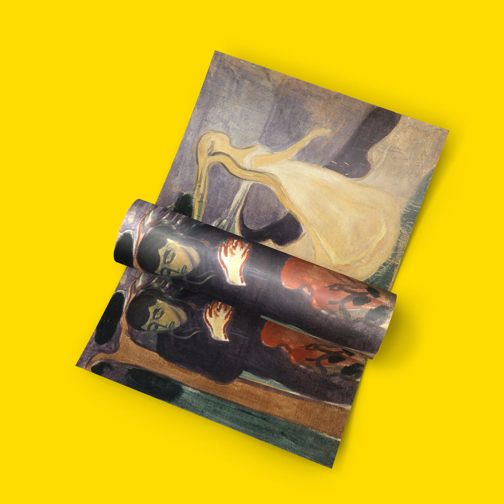 High-quality giclée reproduction print of Edvard Munch's Separation painting, 12-colour fine art printing with ultra-sharp 350 dpi clarity