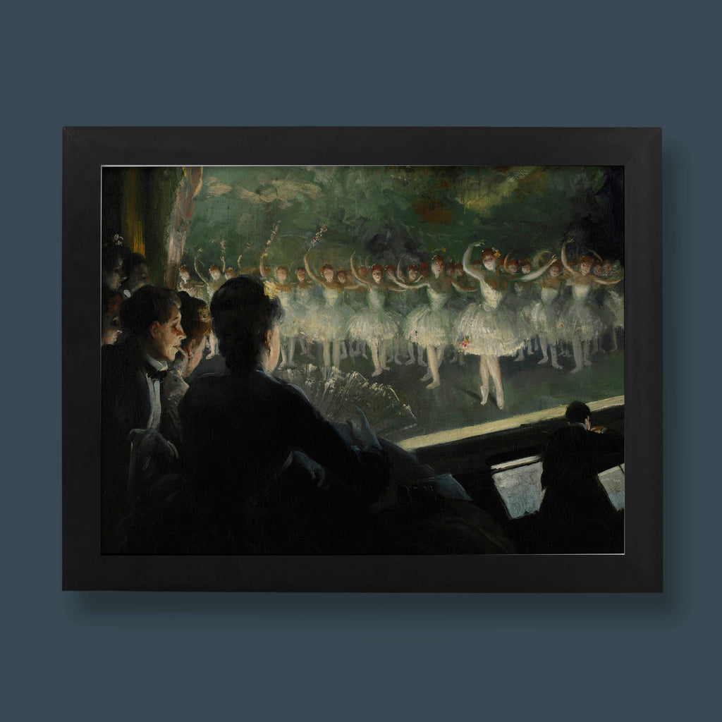 Everett Shinn The White Ballet fine art print – elegant giclée wall art featuring a vintage ballet theatre scene