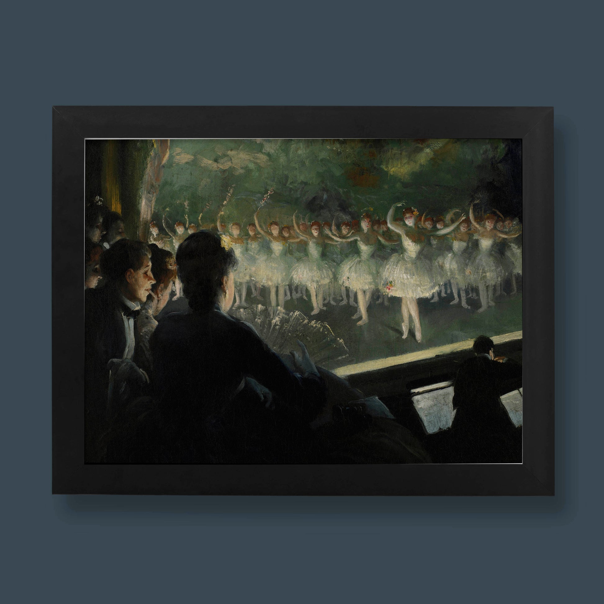 Everett Shinn The White Ballet fine art print – elegant giclée wall art featuring a vintage ballet theatre scene