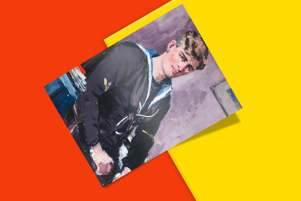 Museum-quality art poster of Francis Cadell's artwork, "The Sailor," with stunning colour vibrancy and clarity.