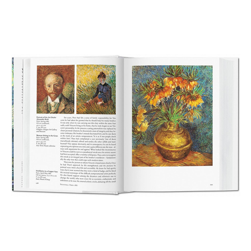 This beautiful hardcover art book is a must-have for art history enthusiasts, offering a detailed biography of Vincent van Gogh.