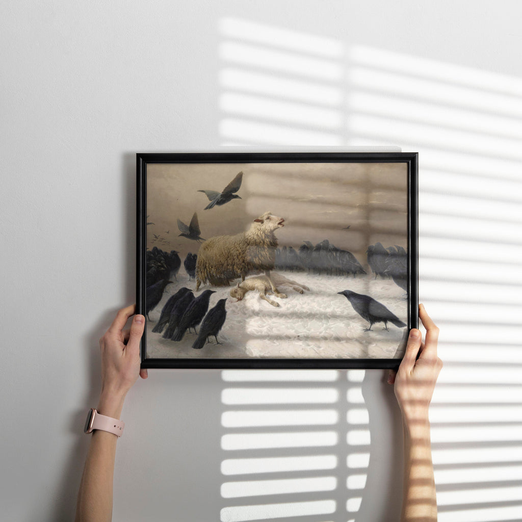 Schenck Anguish framed fine art print displayed as elegant wall art in modern home interior, premium framed reproduction perfect for sophisticated room decor