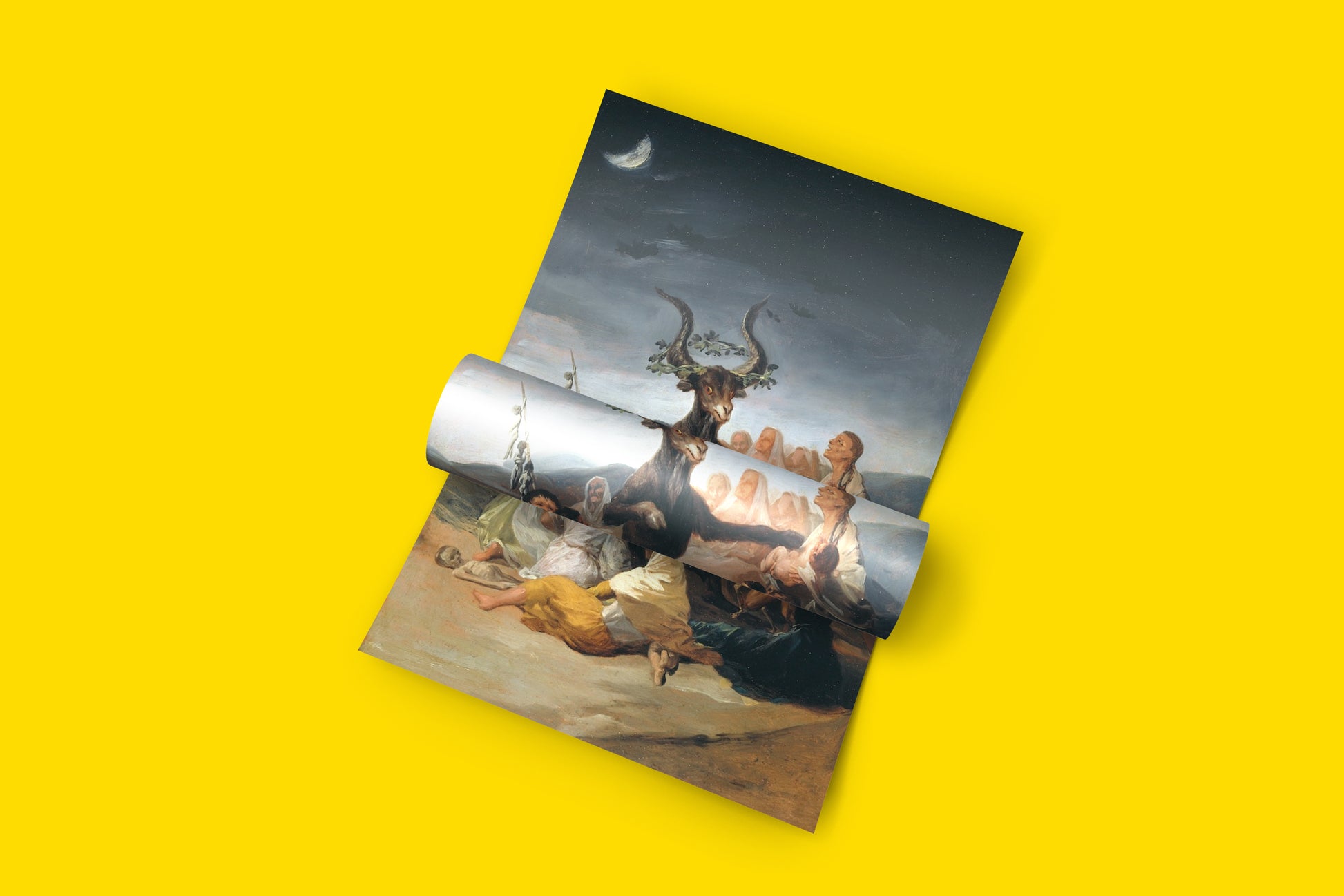 Witches Sabbath by Francisco Goya - Spanish Golden Age fine art print perfect for sophisticated interior design and art collectors worldwide