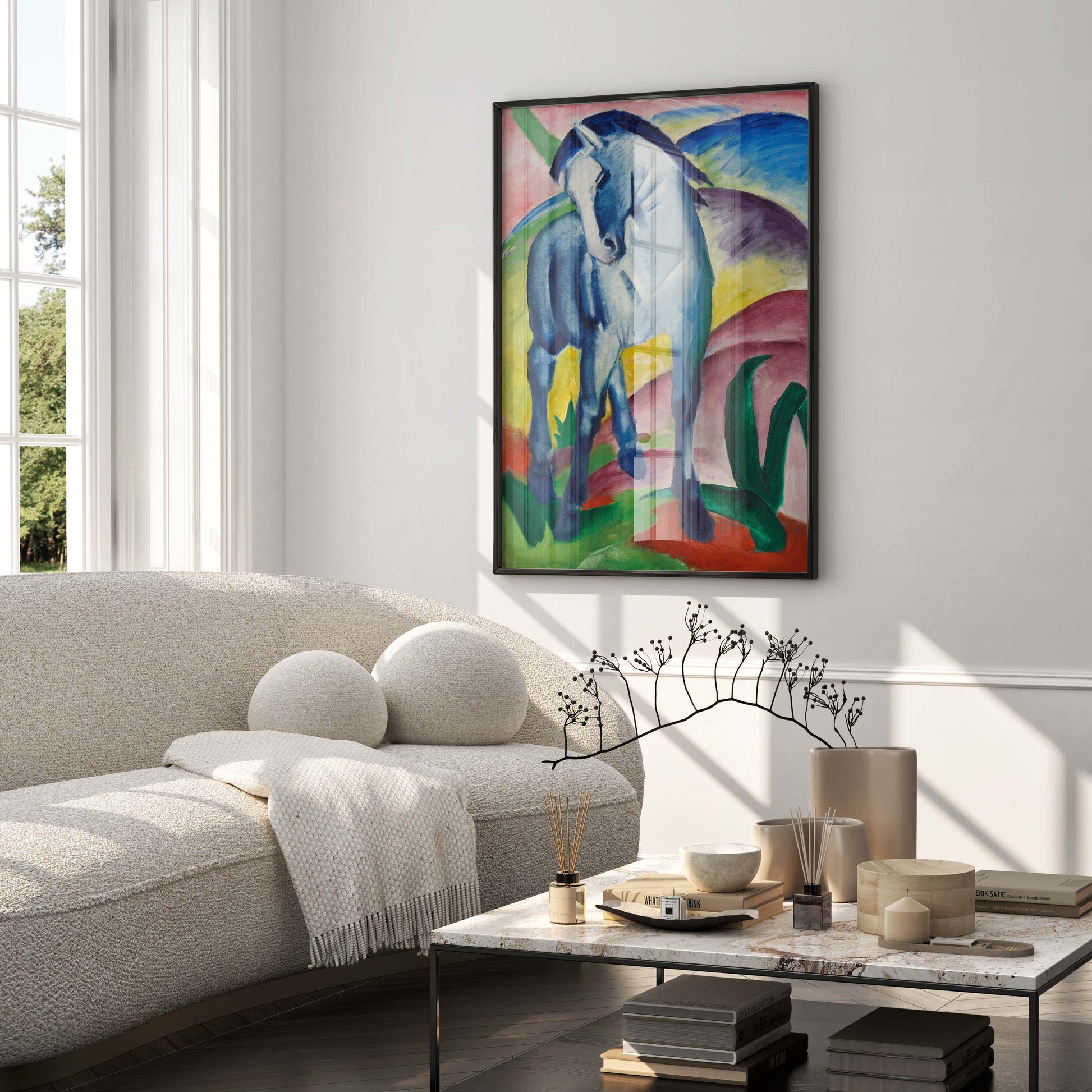 Marc Franz Blue Horse I Fine Art Print