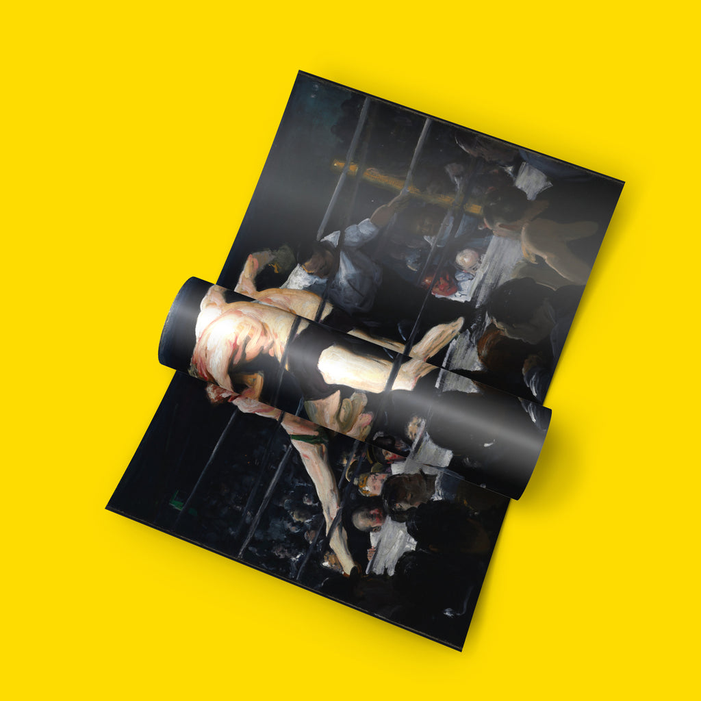 Stag at Sharkey's by George Bellows, iconic American Realist artwork from the Cleveland Museum of Art collection, available as a premium fine art print