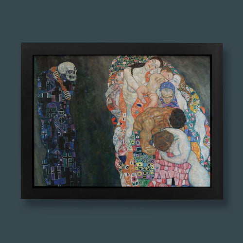 Gustav Klimt Death and Life fine art print by Art Snob, museum-quality giclée wall art