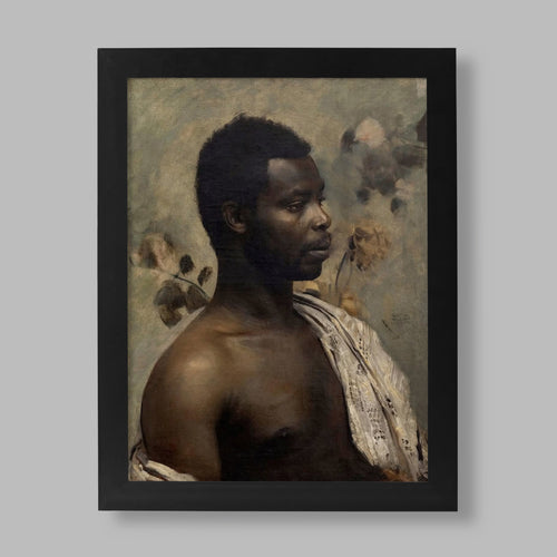 Gustav Klimt Portrait of Prince William Nii Nortey Dowuona fine art print, giclée wall art reproduction on 200gsm matte paper