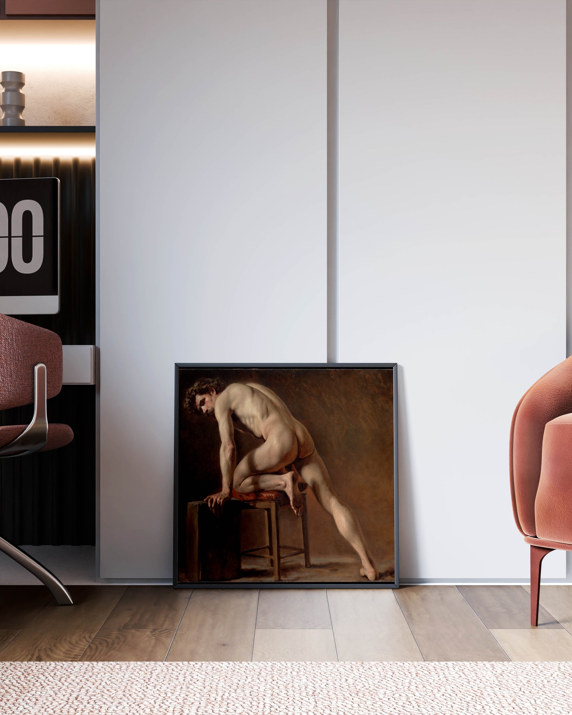 An official ART SNOB print of Gustave Courbet's artwork, produced with 12-color printing on eco-friendly, FSC-certified paper.
