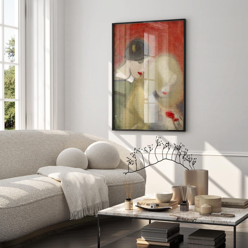 Giclée wall art print of Helene Schjerfbeck's The Family Heirloom, a Nordic modernist masterpiece from the Finnish National Gallery collection