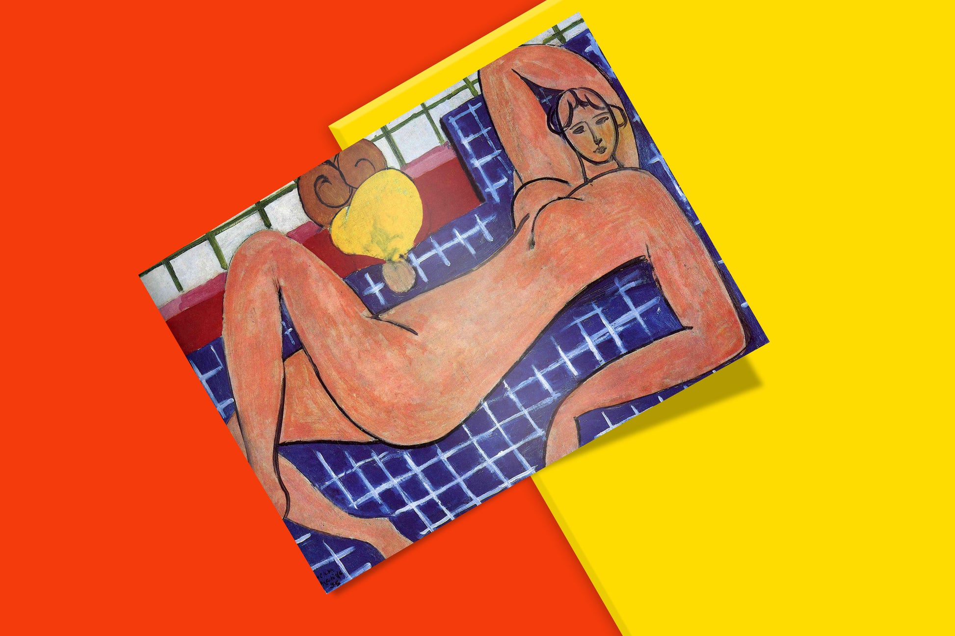 Henri Matisse fine art poster Large Reclining Nude, eco-friendly art print perfect for interior design