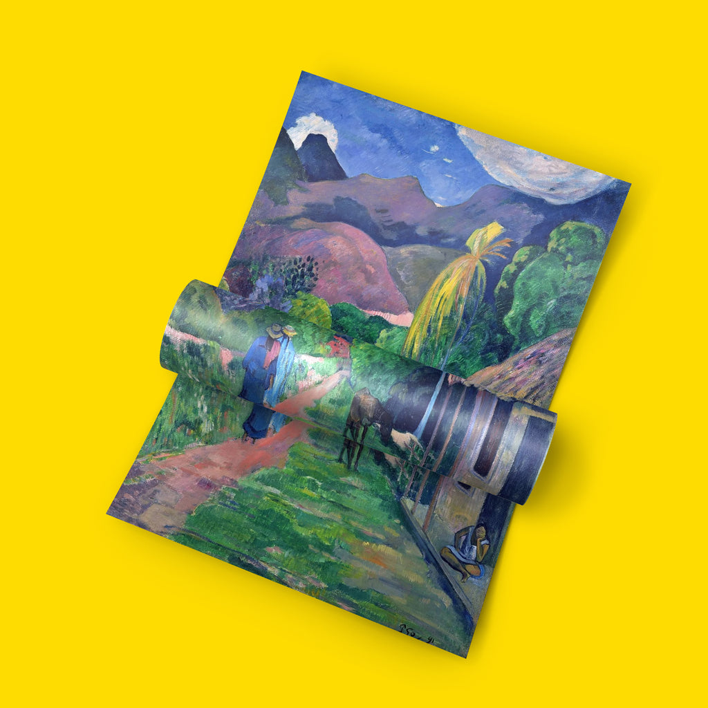 A matte finish Gauguin art print on thick, eco-friendly FSC-certified paper.