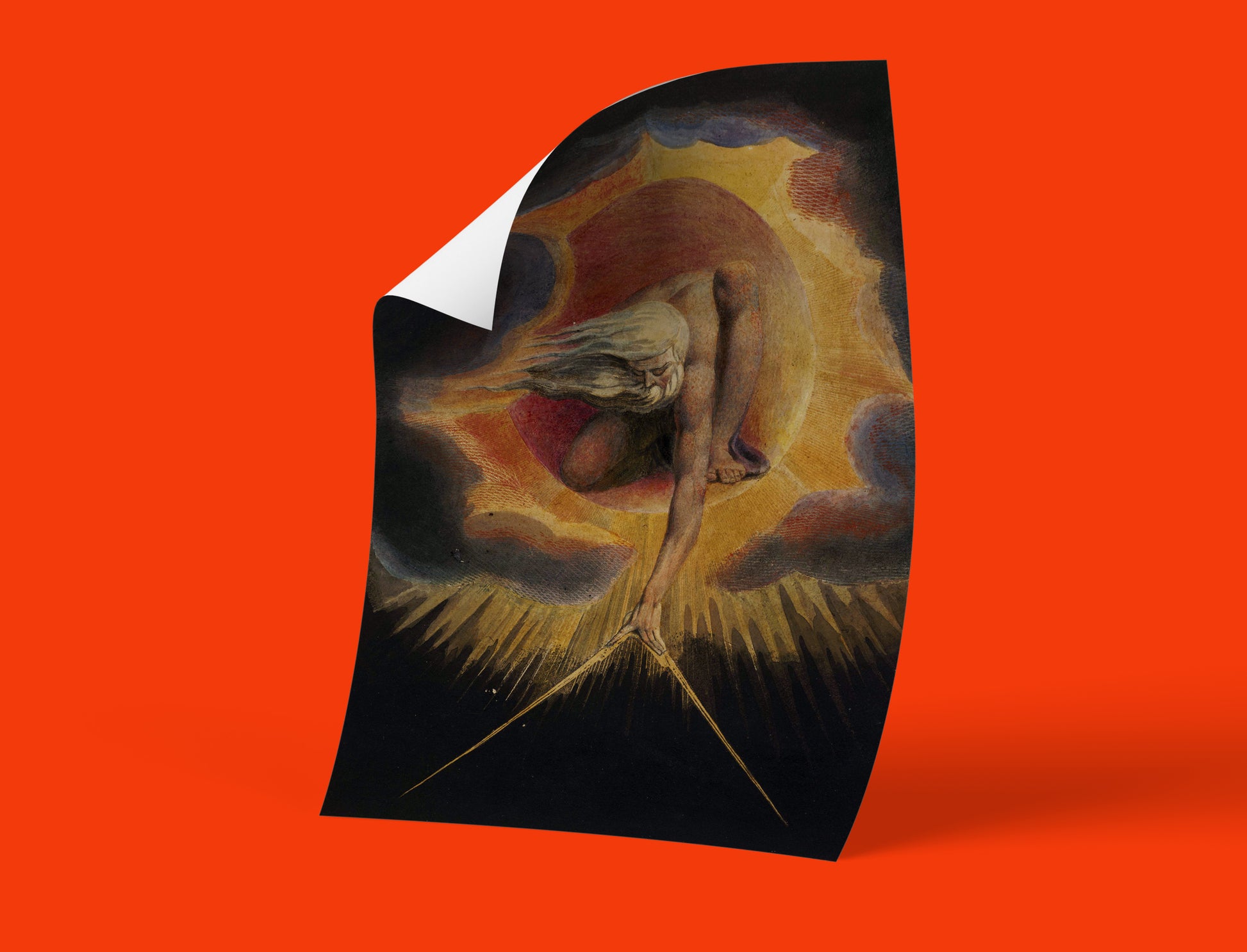 Iconic wall art poster of William Blake’s The Ancient of Days