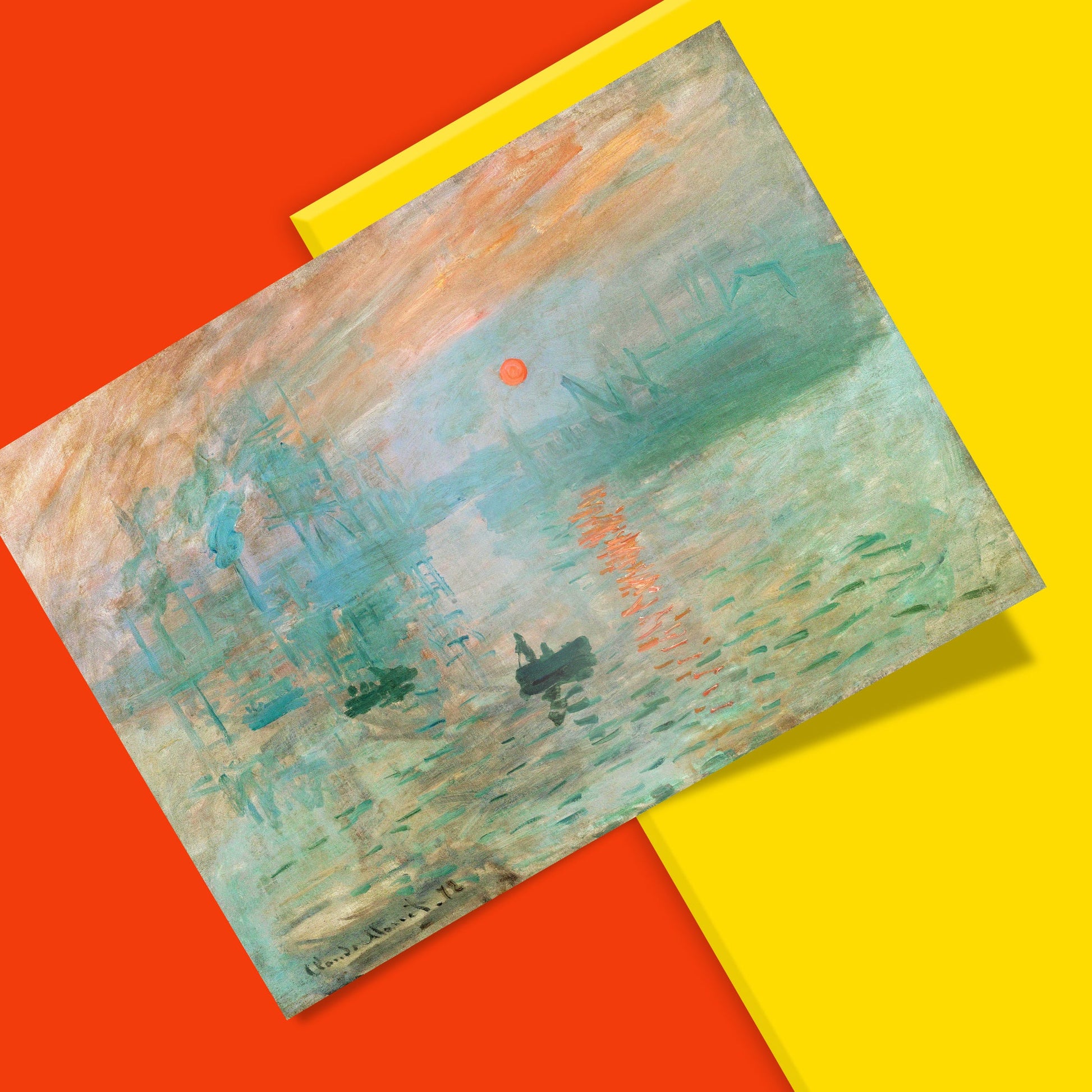 Impression, Sunrise Painting In Reproduction – Claude Monet Impression, Sunrise Painting In Reproduction – Claude Monet