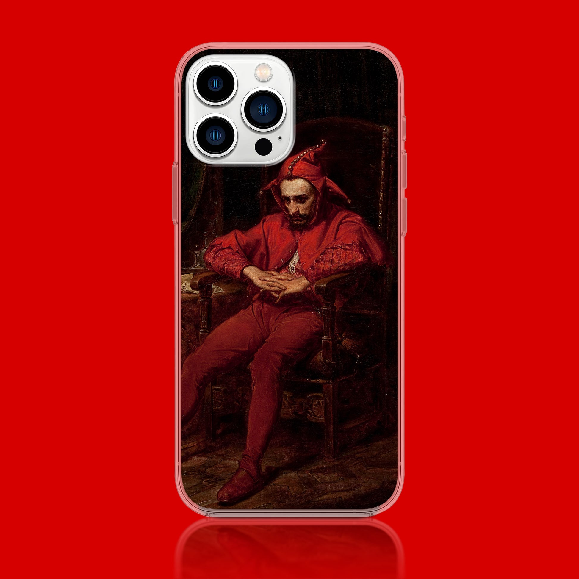 Jan Matejko Stańczyk phone case featuring fine art design, perfect gift for art lovers and classical painting enthusiasts.
