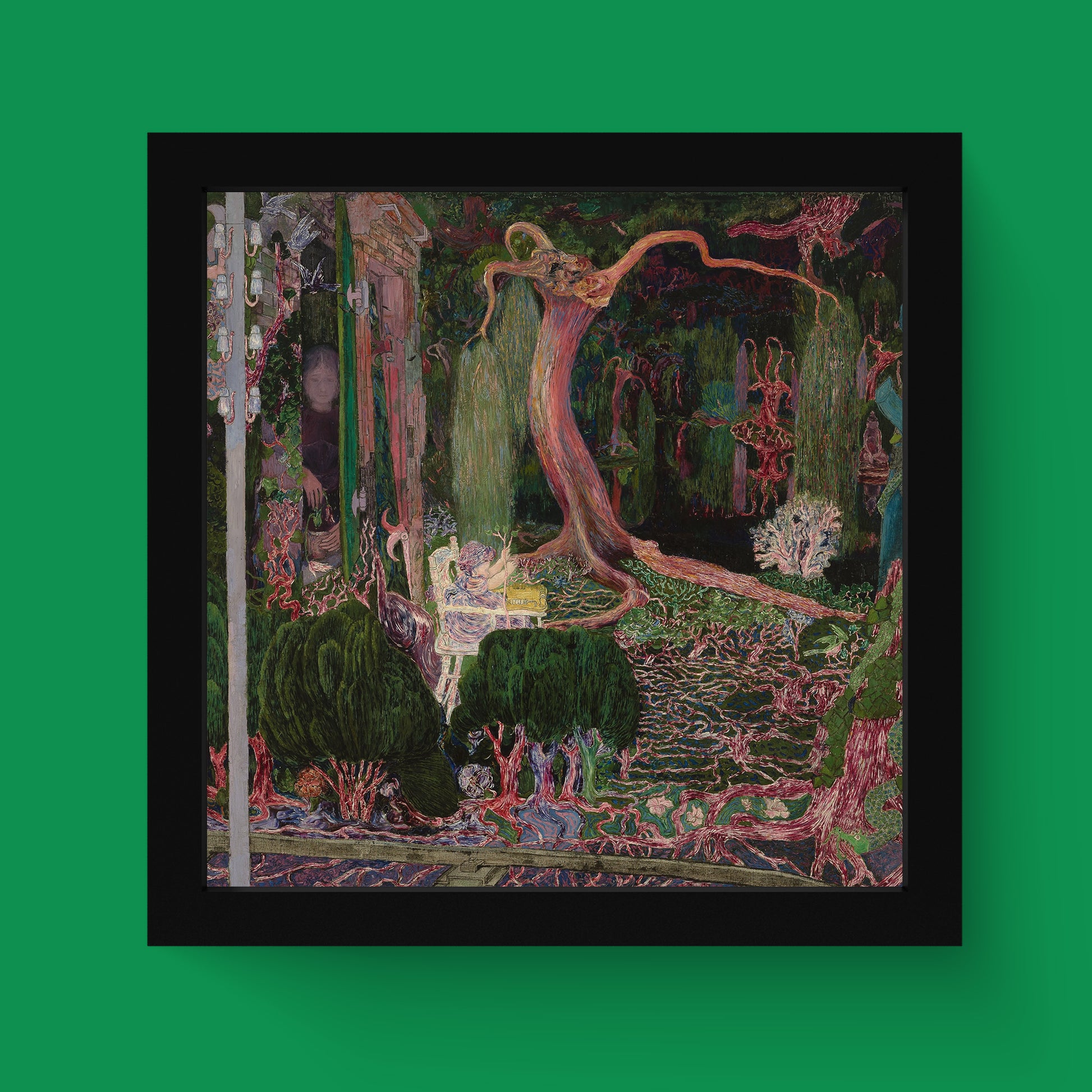 Jan Toorop The New Generation fine art print featuring symbolist wall art with Art Nouveau decorative patterns and flowing lines, perfect museum-quality reproduction for home decor
