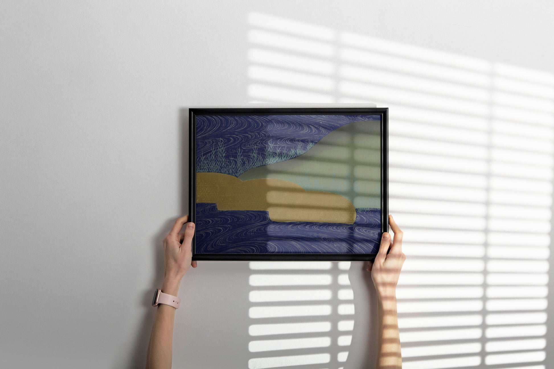 Framed Kamisaka Sekka Chigusa art print with matte finish in elegant frame, Japanese fine art wall decor for bedroom office or gallery wall display