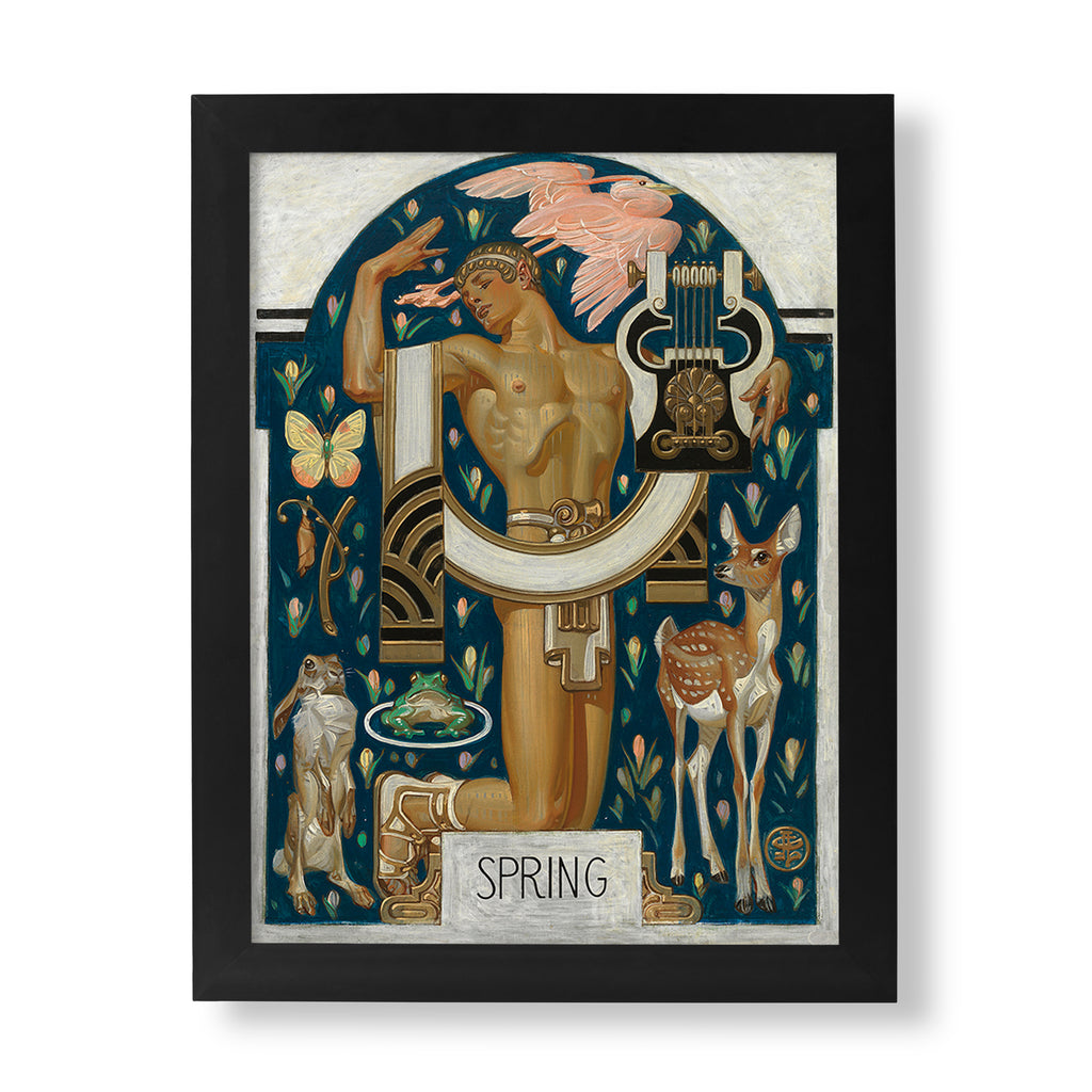 JC Leyendecker Spring Apollo fine art print, original 1929 Saturday Evening Post cover illustration, giclée wall art