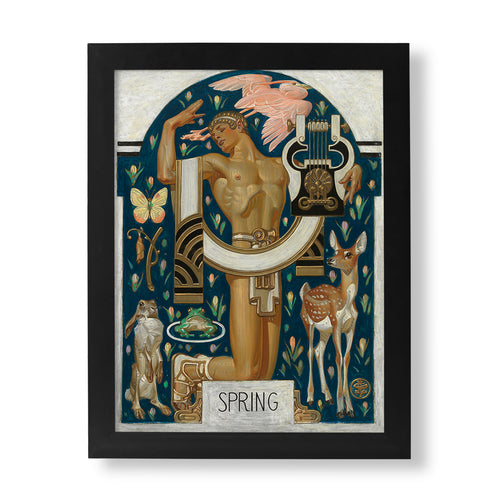 JC Leyendecker Spring Apollo fine art print, original 1929 Saturday Evening Post cover illustration, giclée wall art