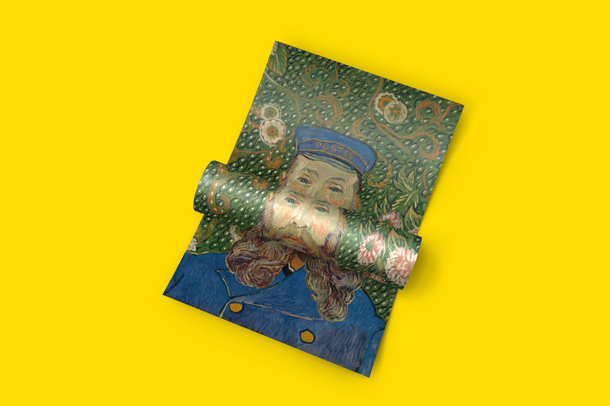 Authentic reproduction of Van Gogh's Joseph Roulin portrait, a premium art print featuring vivid colours and a smooth matte finish, suitable for any art enthusiast.