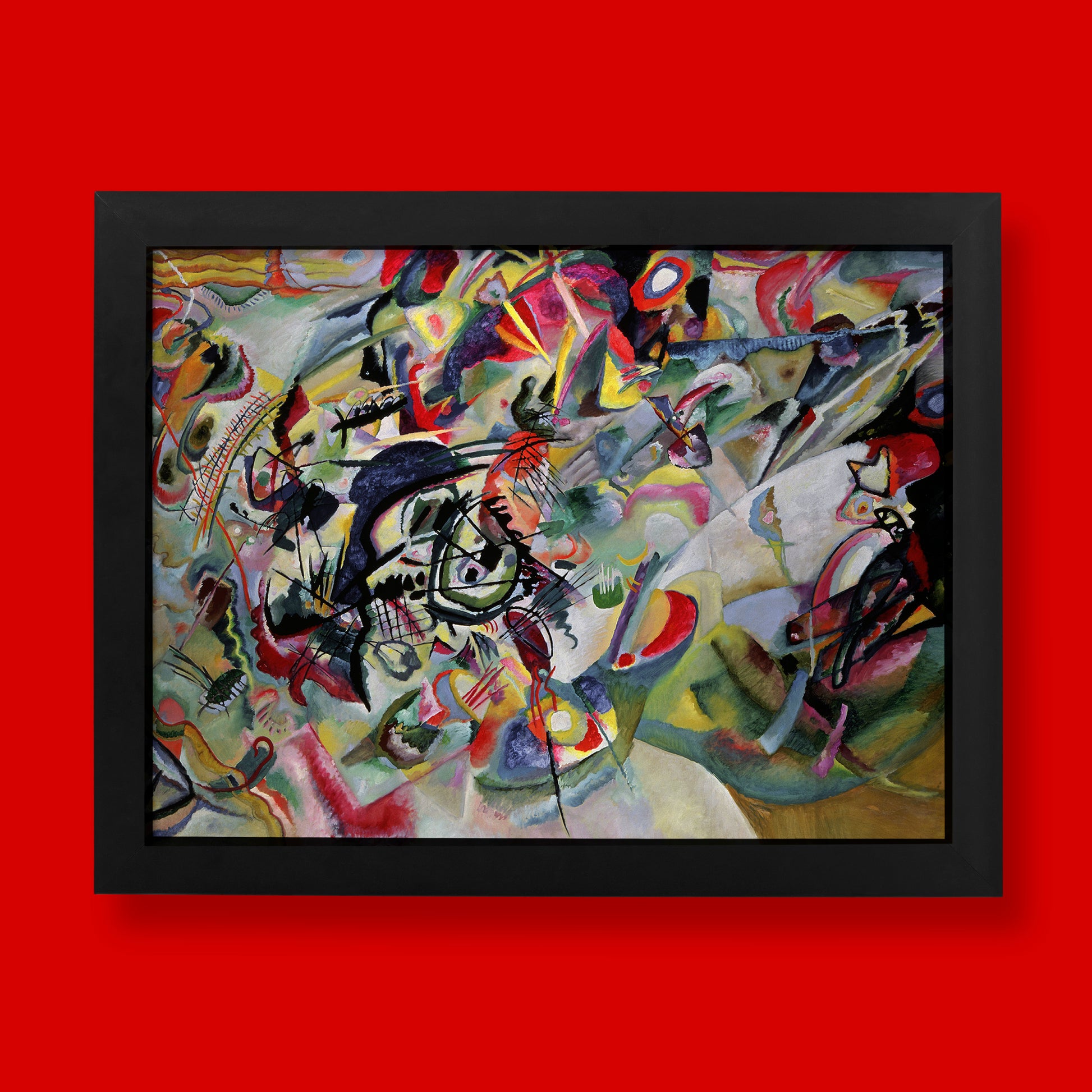 Kandinsky Composition VII fine art print - premium giclée wall art reproduction of 1913 abstract masterpiece with vibrant colours on museum-quality paper