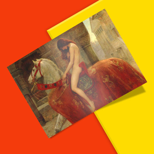 Lady Godiva giclée wall art print by John Collier