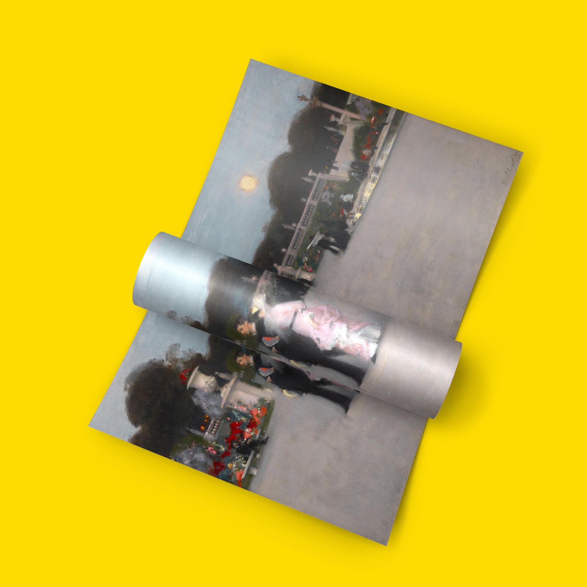 American Impressionist wall art print by John Singer Sargent, Luxembourg Gardens Paris, premium quality art prints