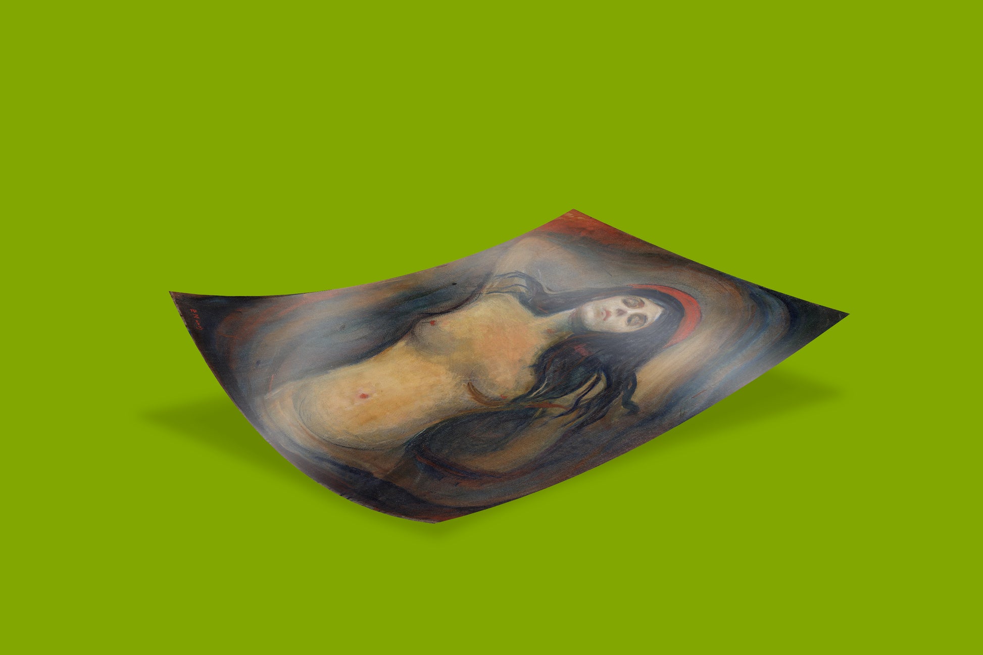 Reproduction of the famous expressionist painting Madonna by Edvard Munch, a must-have for lovers of classic European art.