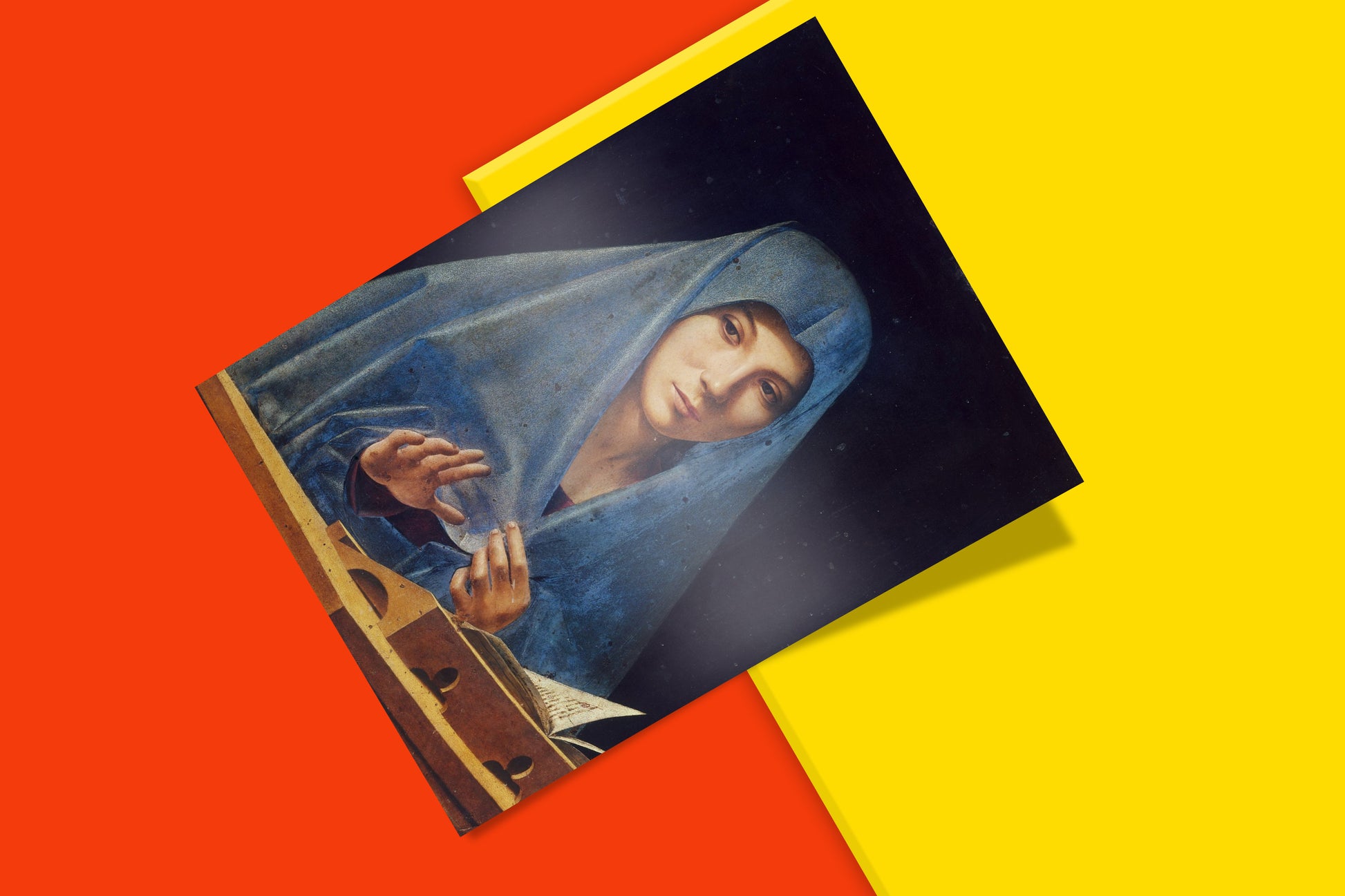 An elegant and historically significant fine art print of a classic Italian Renaissance portrait, with vibrant colours and sharp detail.