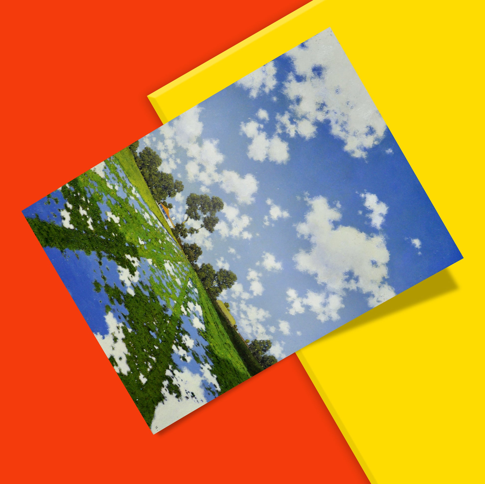 Museum-quality art print of Maxfield Parrish's Water Let in on a Field of Alfalfa, printed with 12-colour giclée technology on 200 gsm matte FSC-certified paper