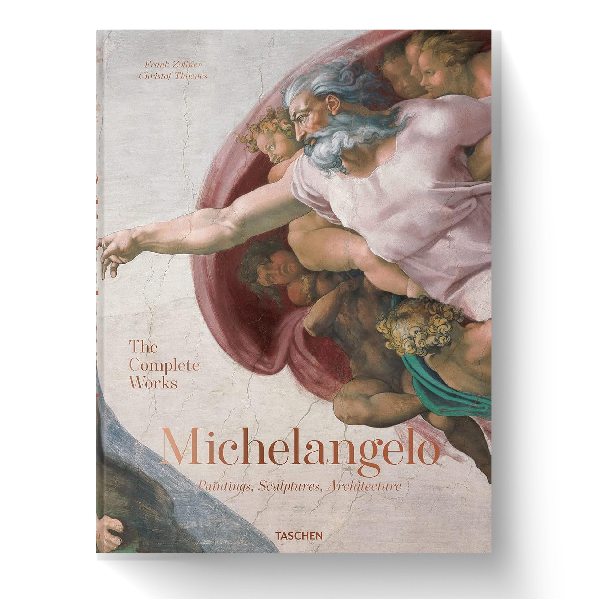 A detail of two figures from Michelangelo's iconic Sistine Chapel ceiling frescoes, a prime example of high Renaissance fine art.