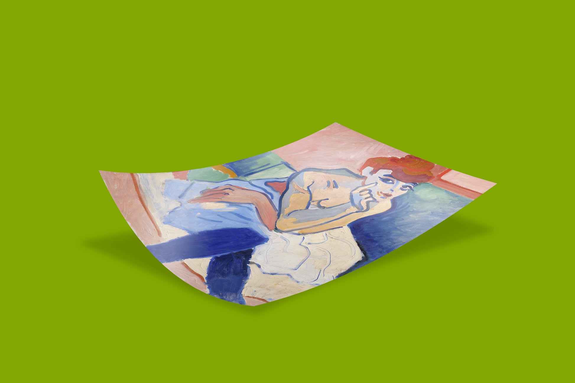 Museum-quality poster of André Derain’s Woman in a Chemise on eco-friendly paper