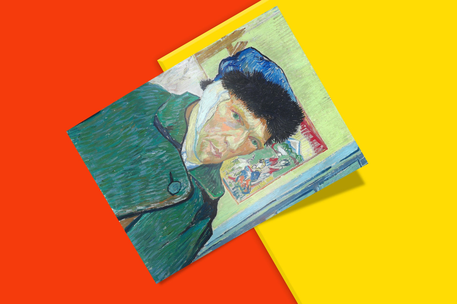 Stunning reproduction of Vincent van Gogh’s self-portrait print perfect for art collectors and wall art enthusiasts