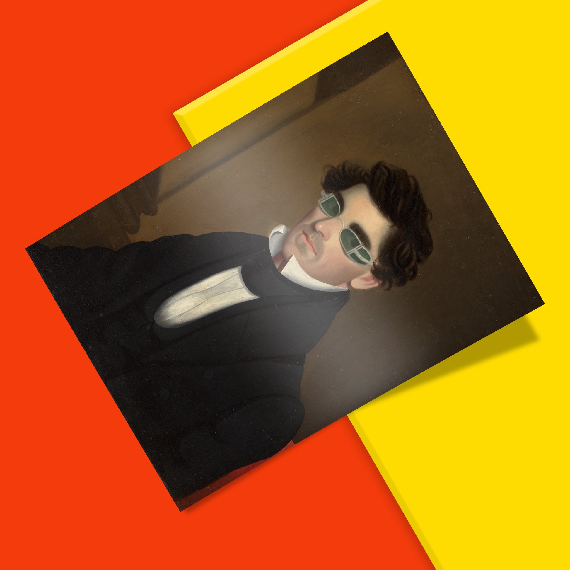 Gallery wall art print of Jeptha Homer Wade's portrait painting, collectible giclée reproduction with vivid colour detail