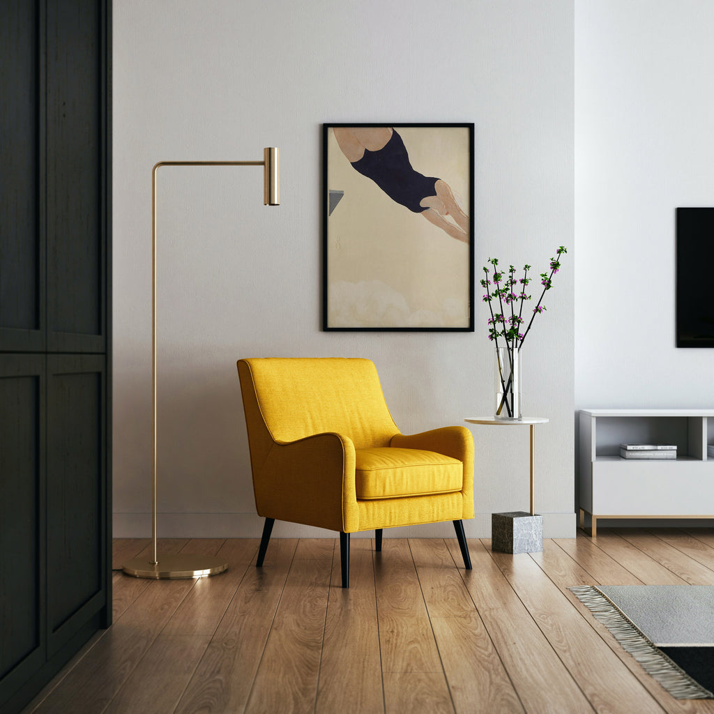 Buy Kōshirō Onchi's Diving — 20th-century Japanese fine art poster print, sōsaku-hanga movement, vivid 12-colour giclée printing, multiple sizes available